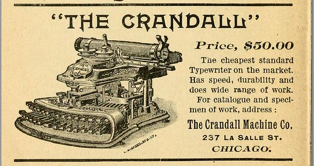 Crandall New Model Typewriter 4