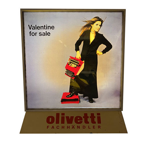 Tabellone luminoso pubblicitario  Olivetti Valentine