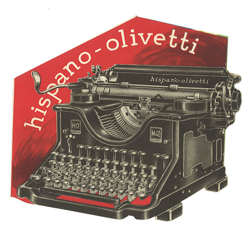 Pubblicità Hispano Olivetti