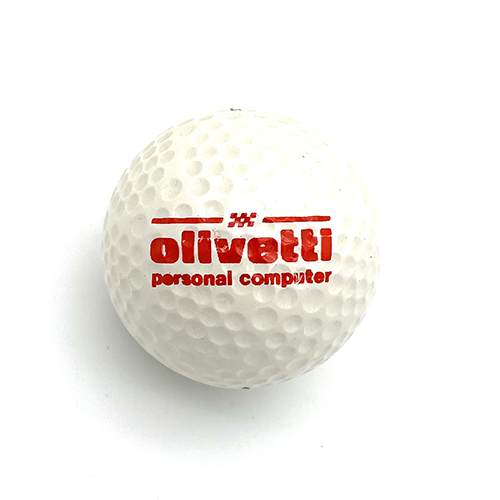 pallina da golf marchiata Olivetti