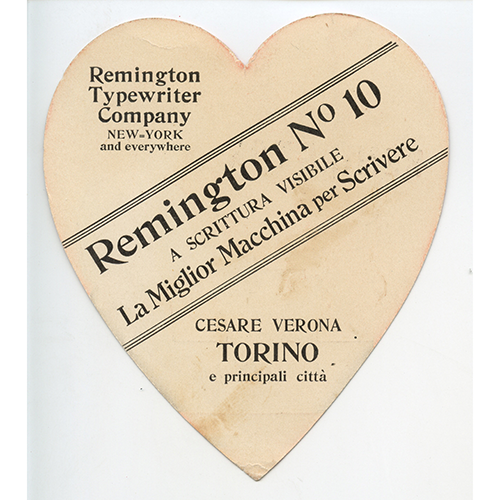 Pubblicità Cesare Verona Remington 10